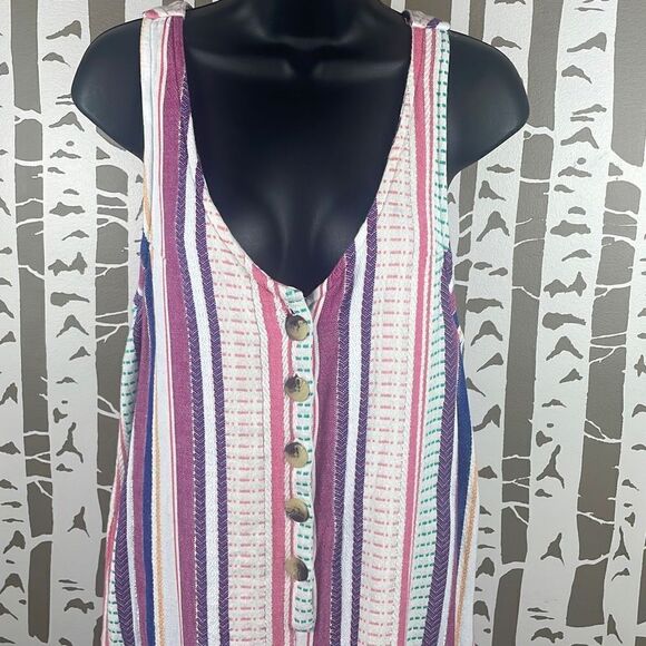 True Craft Striped Jumpsuit S - Picture 8 of 12